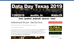Desktop Screenshot of datadaytexas.com