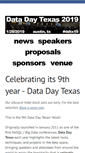 Mobile Screenshot of datadaytexas.com