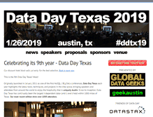 Tablet Screenshot of datadaytexas.com